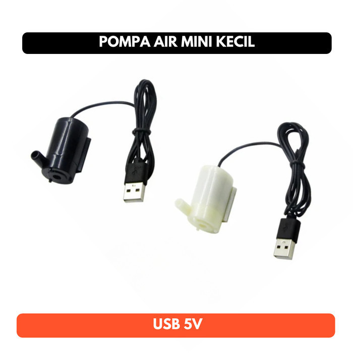 Pompa Air USB 5V Mini Submersible Water Pump Motor Celup Brushless DC