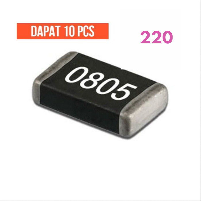220 Resistor SMD 0805 1% SMT 221 220 Ohm