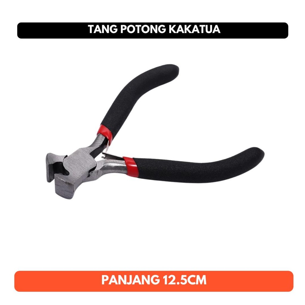 Tang Kakatua Kabel Multifungsi Wire Kawat Mini Kecil Kaki Komponen 12.5 CM 12.5CM