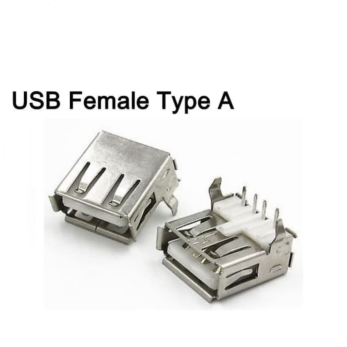 Socket Connector Usb Female Type A - 90 Degrees Square