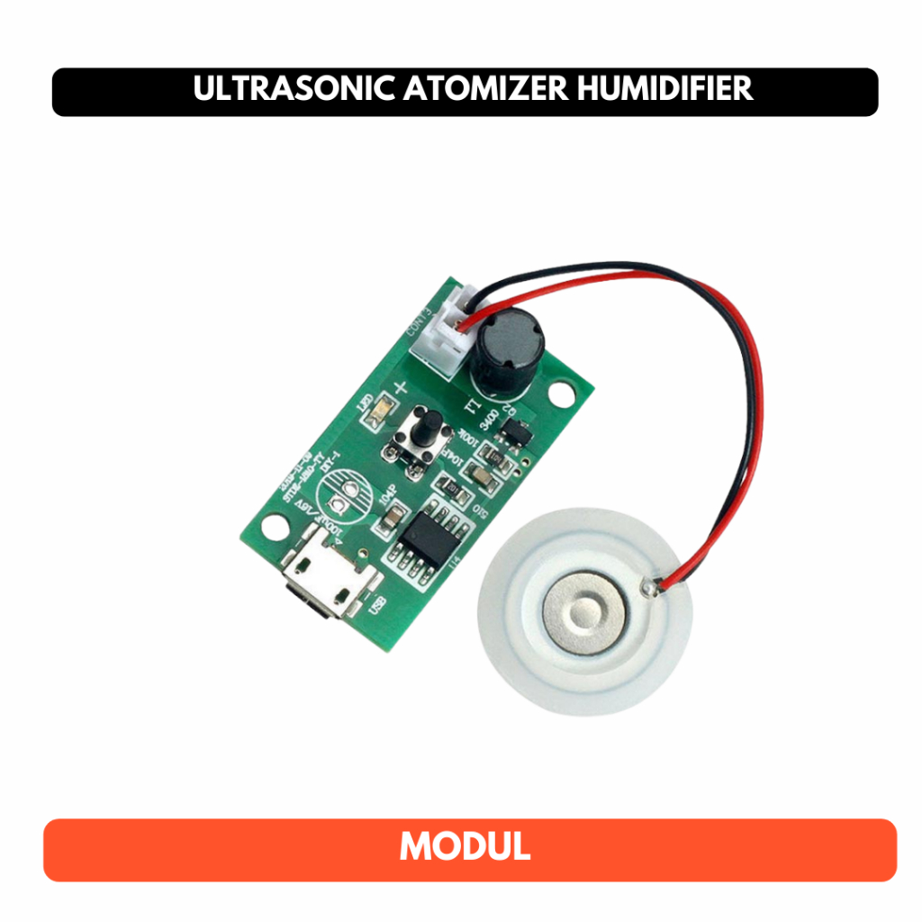 Ultrasonic Atomizer Humidifier 5V Ultrasonik 5 Volt Modul Module USB Pembuat Kabut Mist Fogging