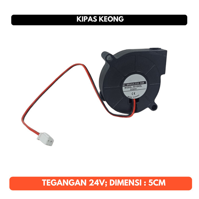 Kipas Keong 24V 24 V DC 5cm 5 cm Keong Pendingin Cooling Fan Mini Blower