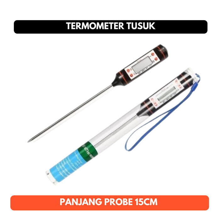 Thermometer Tusuk Digital Makanan Masakan Air Suhu Temperature TP101