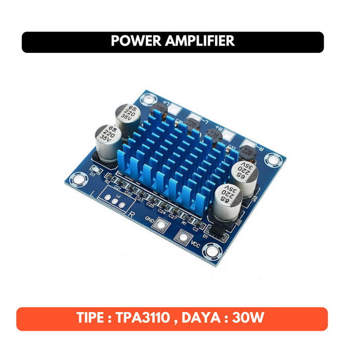 TPA3110 30W 30 Watt Mono Digital Power Amplifier Audio Board Module  8v - 24V