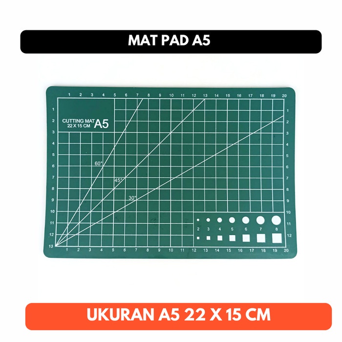 Mat Pad A5 22 x 15 cm Alas Potong Work Cutting Ukuran