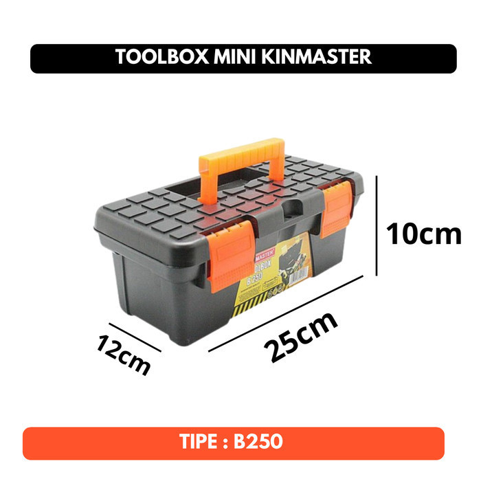Tool Box Mini Kecil Toolbox Kenmaster B250 Komponen Listrik Elektronik Perkakas Kotak