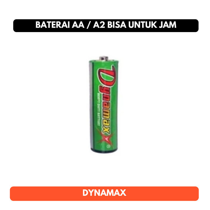 Baterai AA A2 Battery Batre Dynamax Jam 1.5V 1,5V 1.5 1,5 Volt