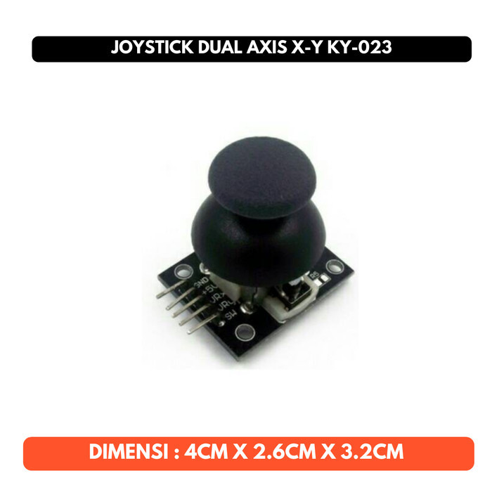 Joystick KY-023 KY023 KY23 Dua Dual AXIS X-Y Module Modul Arudino Raspberry Nodemcu