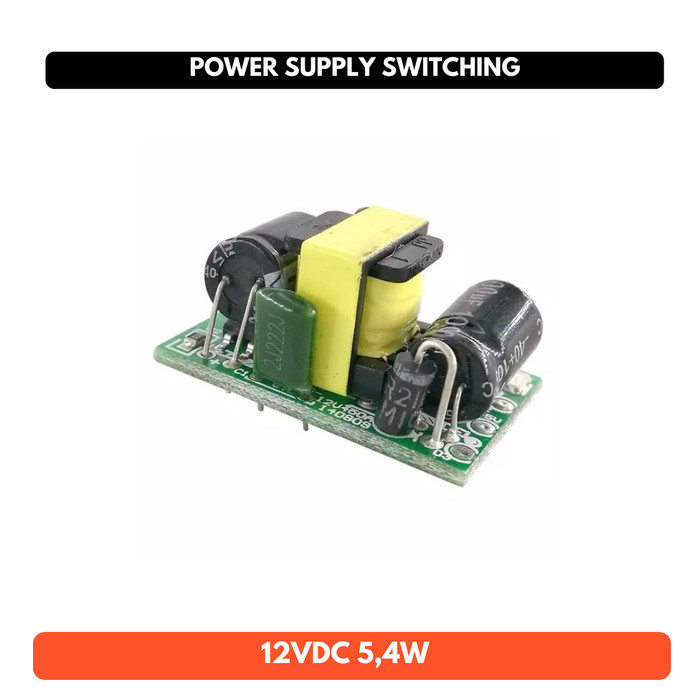 Power Supply Switching 220V 220 V to 12V 12 V 450mA 5.4W 5,4W AC to DC Penyearah