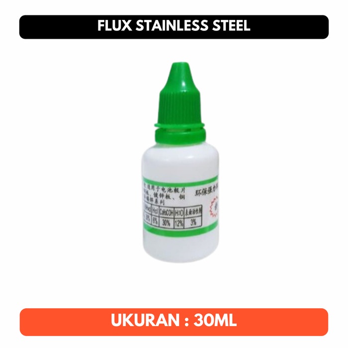 Flux Perekat Solder Stainless Steel Kabel Nikel Seng Baterai Cairan