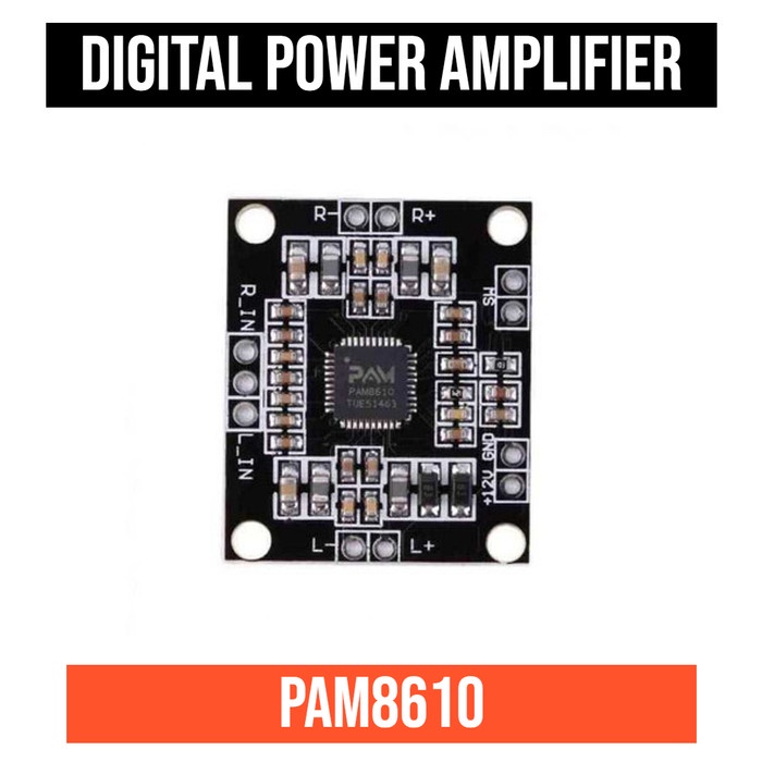 PAM8610 2ch Audio HiFi Stereo Amplifier 2 Channel 15W Digital Module