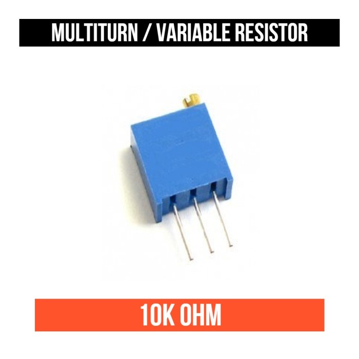 Multiturn Resistor 10K 103 10 Kilo Ohm Trimmer Potensiometer Variable