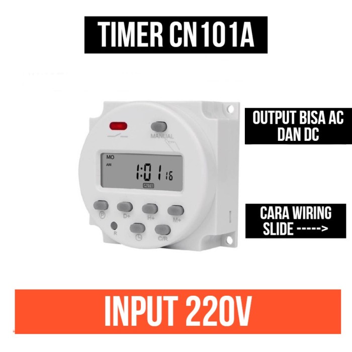 Timer Digital Input 220V AC DC 16A SWITCH AUTO ON OFF 220 V CN101A