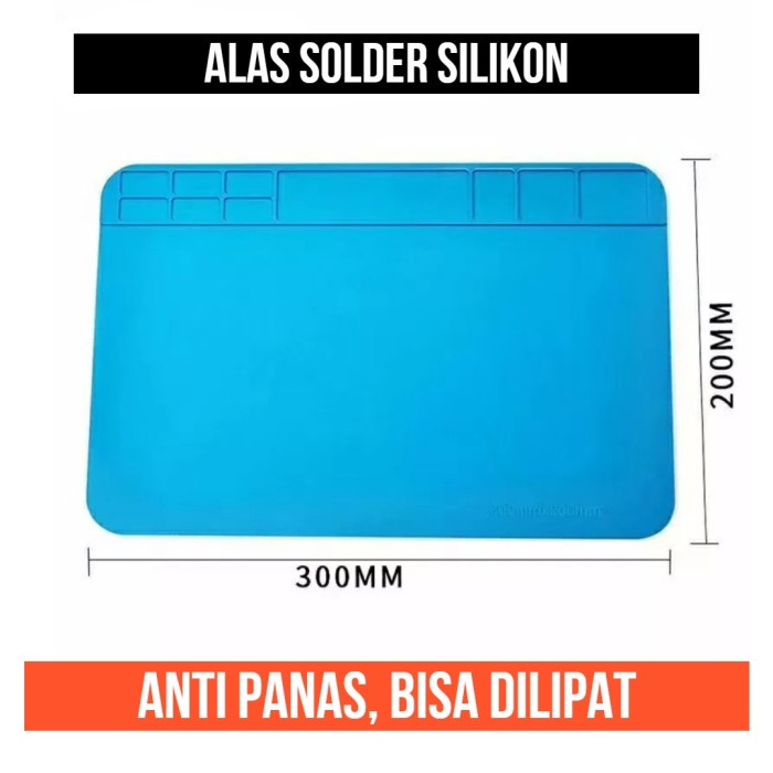 Alas Solder Service Silikon Tahan Panas TE-509 Matras Kerja Mat Taplak