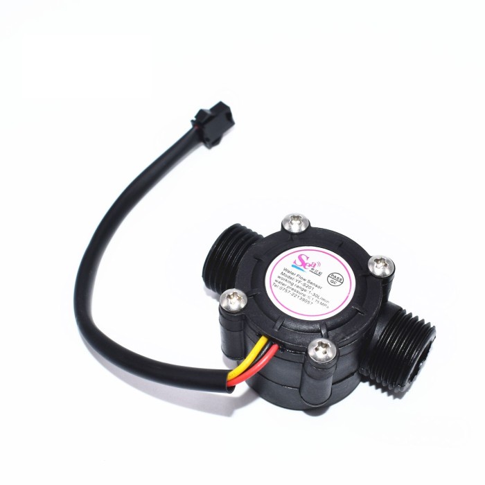 Flow Meter 0.5 inch Sensor Aliran Air YF-S201 Water Flowmeter YF S201