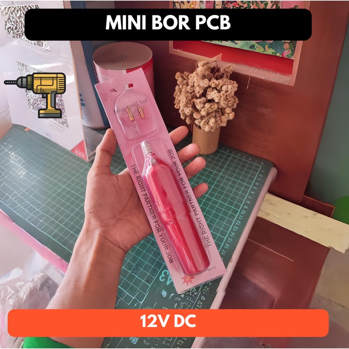 Bor Mini PCB Drill 12V 12 V Volt DC Kecil