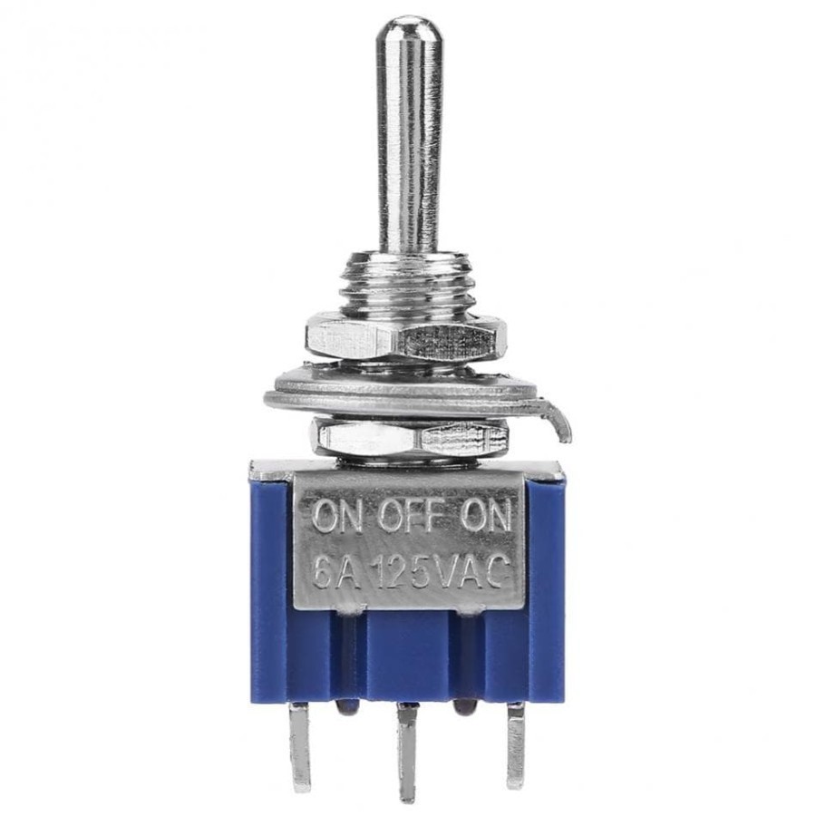Saklar Toggle 3 Pin 3P ON-OFF-ON Togle Switch Tuas MTS 103 Way 3 Arah