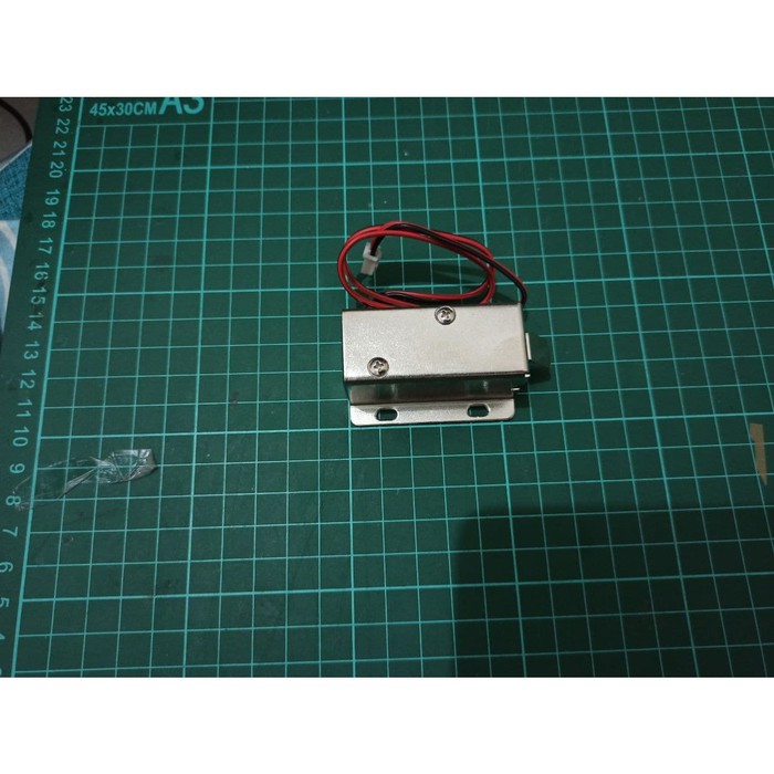 Solenoid Door Lock 12V 12 V Automatic Arduino RFID Kunci Pintu Arduino