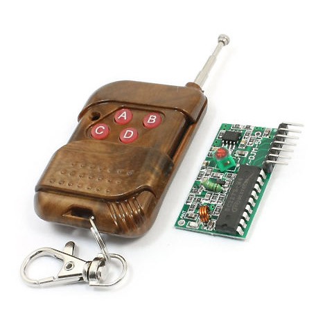 Remote Control Wireless RF 4 Channel Receiver Arduino