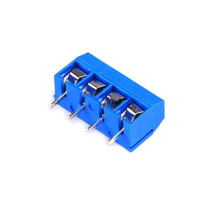 Terminal Block Connector Screw Konektor 5.0mm 4P 4Pin Tipe KF301