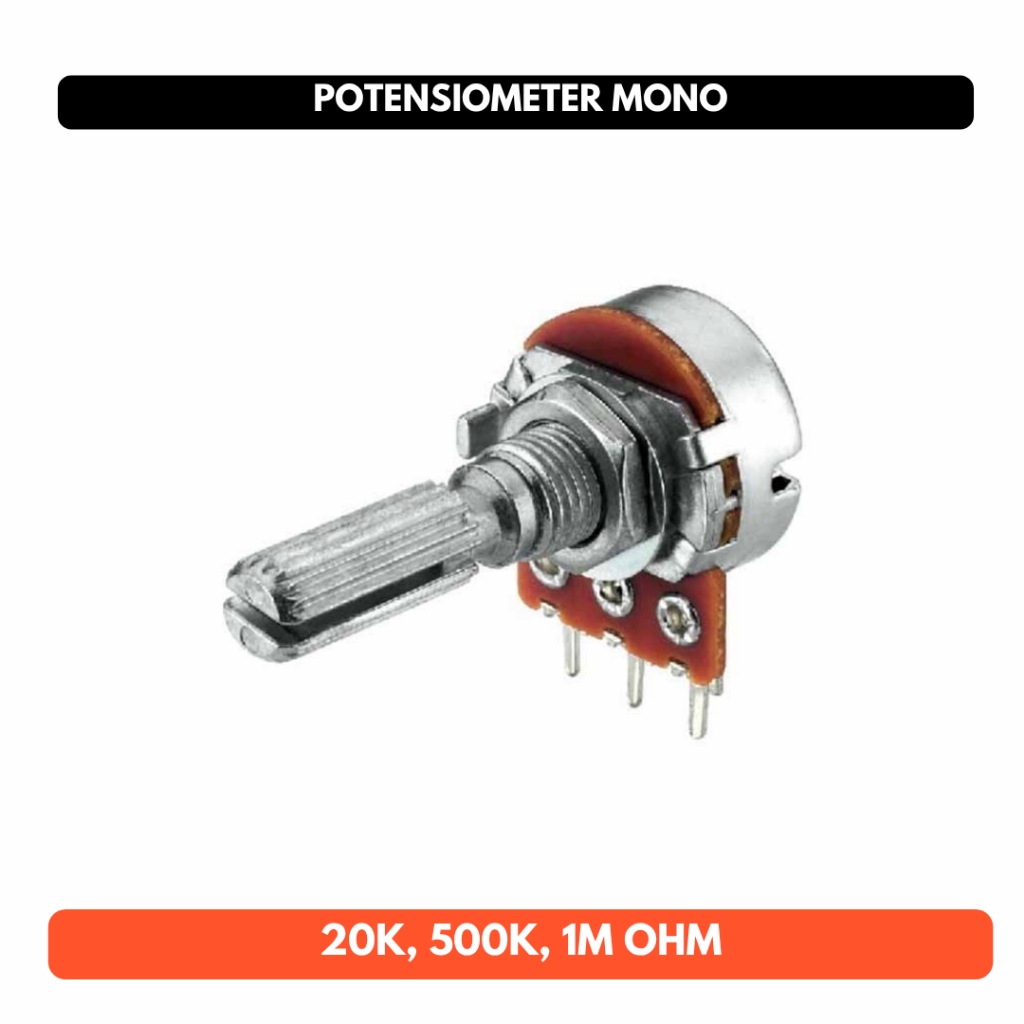 Potensiometer 20K 500K 1M 20 K 500 K 1 M Kilo Ohm Potensio Meter Mono Resistor Trimpot