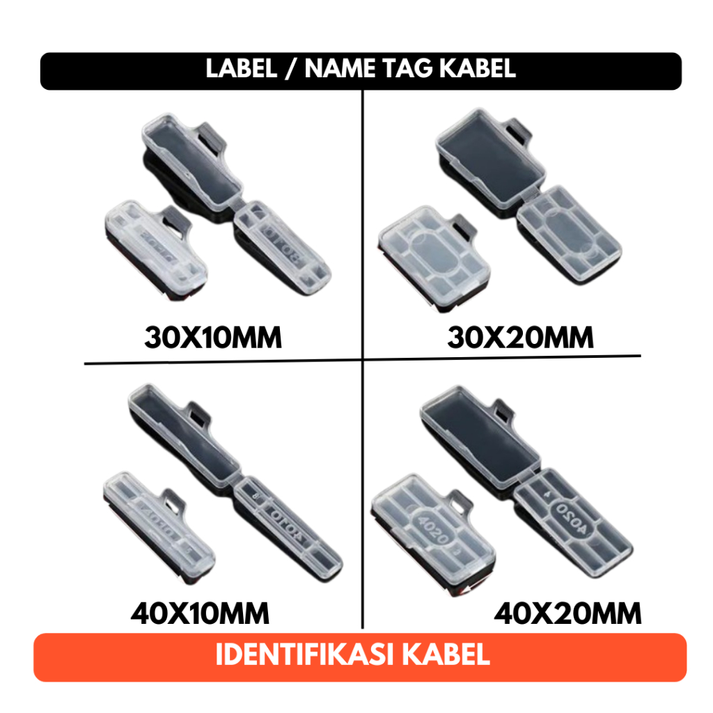 Kabel Label Name Tag Kabel Nama Identification Identifikasi Labeler Penamaan Cable Wire