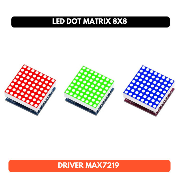 LED Dot Matrix 8x8 Driver MAX7219 Display Module Modul