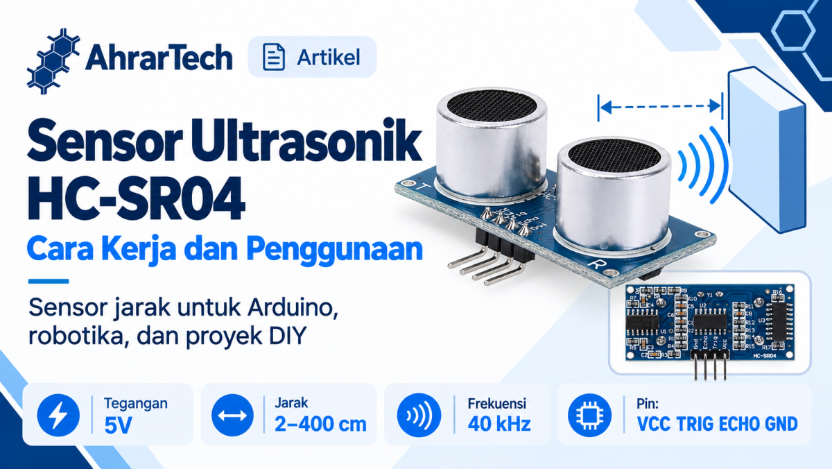 Sensor Ultrasonik HC-SR04: Cara Kerja dan Penggunaan