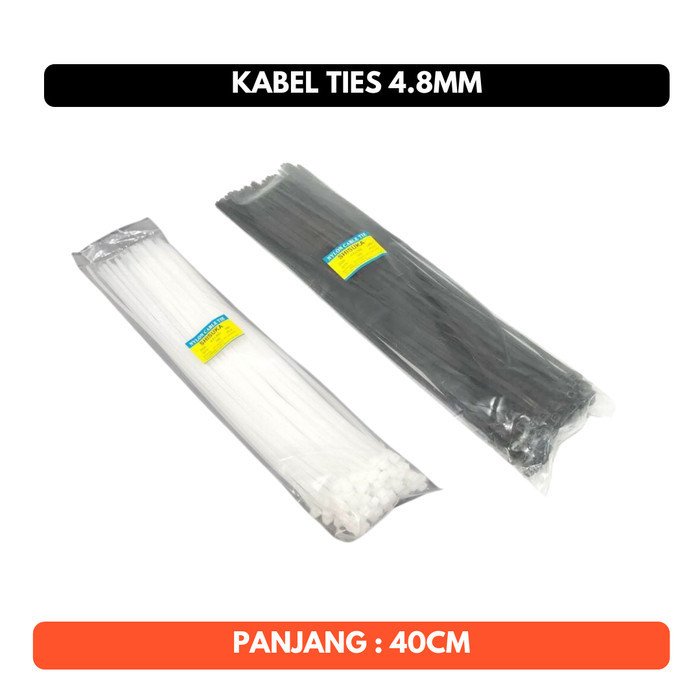 Kabel Ties 40cm 4.8mm tis Cable tie 48 40 cm 100 Pcs 100Pcs