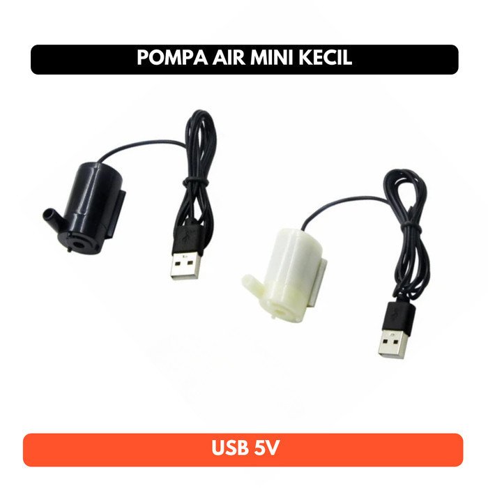 Pompa Air USB 5V Mini Submersible Water Pump Motor Celup Brushless DC