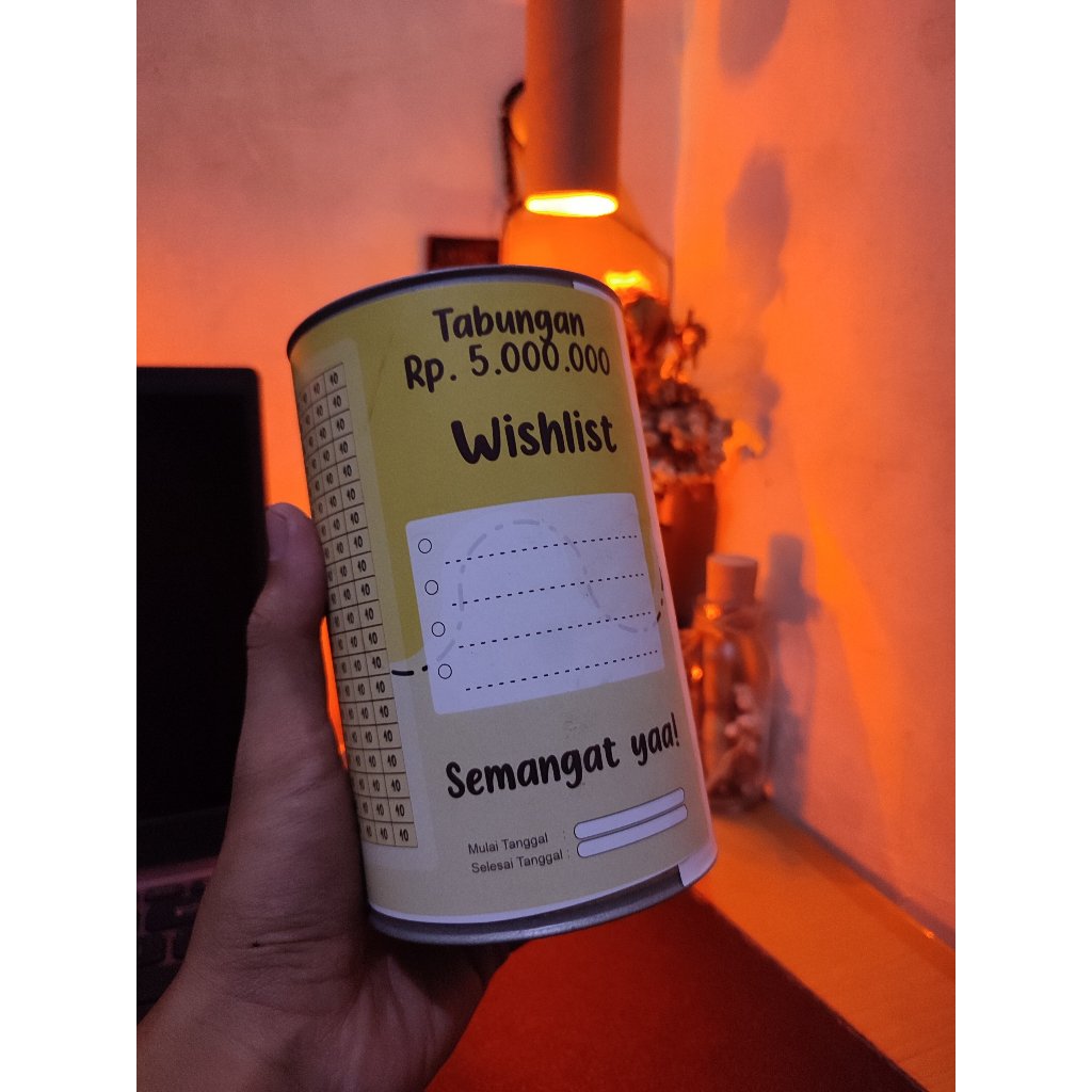 Celengan Rutin Target 5jt 5k 10k 20K 5rb 10rb 20rb 5 Juta Buka Tutup