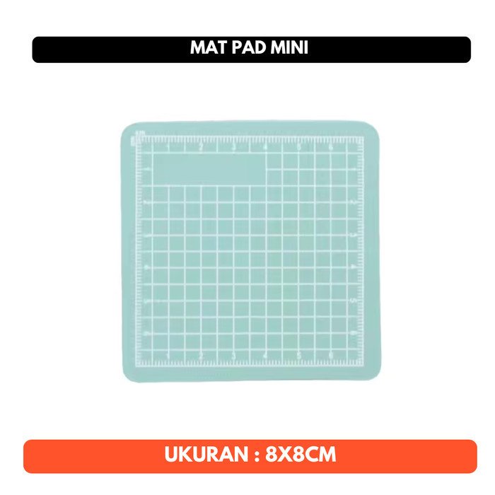 Mat Pad 8 x 8 cm 8cm Alas Potong Work Cutting Ukuran Alas Kerja Serbaguna Mini