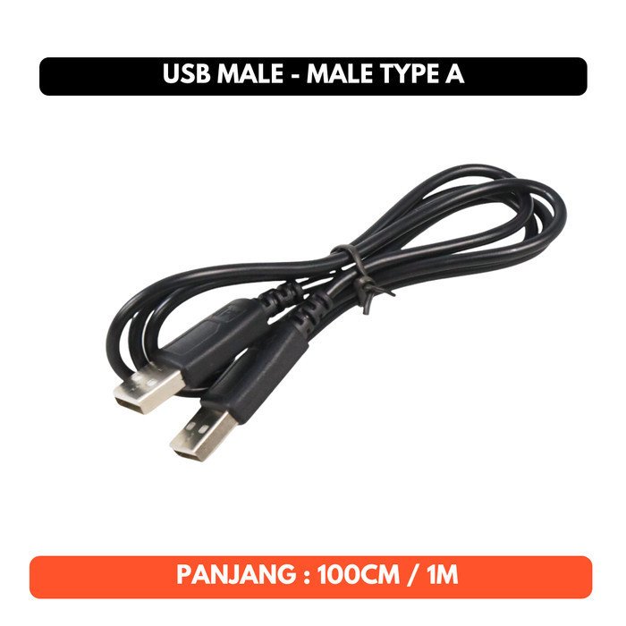 Kabel Male Male 100cm 100 cm 1m 1 m Cable Tipe Type A