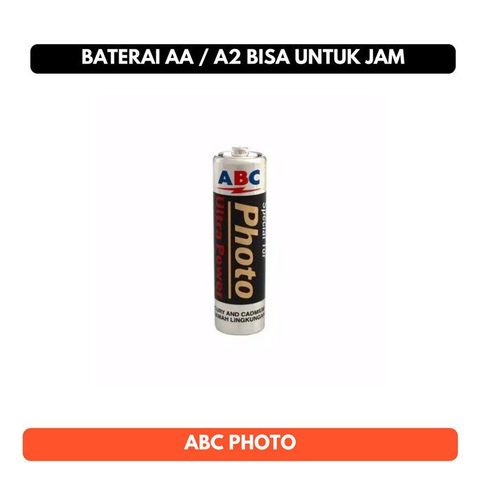 Baterai AA A2 Battery Batre ABC Photo Jam 1.5V 1,5V 1.5 1,5 Volt