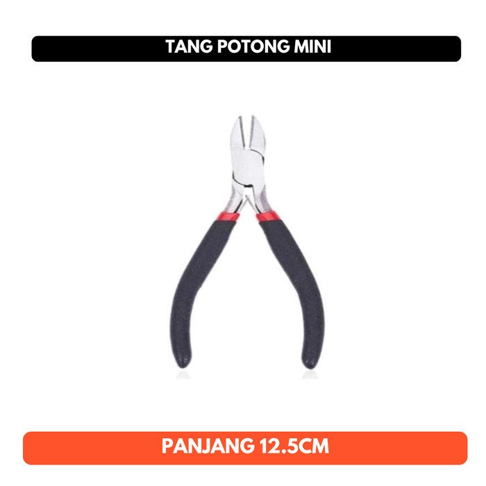 Tang Potong Kabel Multifungsi Wire Kawat Cutter Mini Kecil Kaki Komponen 12.5 CM 12.5CM