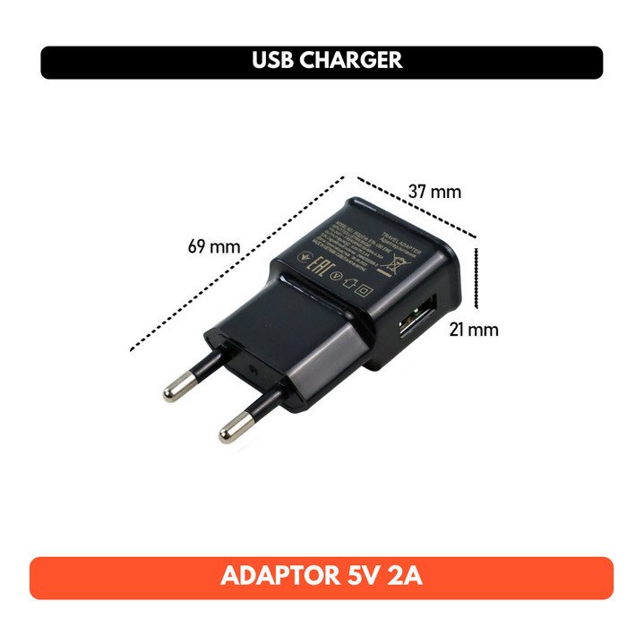 Charger 5V 2A Adaptor DC 5 V 2 A USB For Smartphone Untuk HP Power Supply