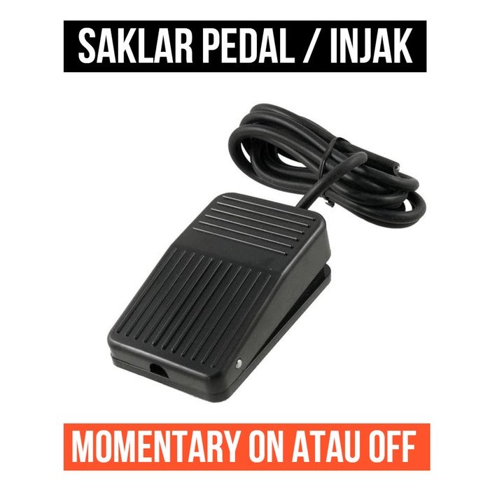 Saklar Injak Switch Momentary Pedal 10A 250V AC Kaki