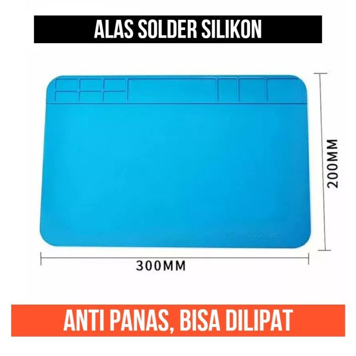 Alas Solder Service Silikon Tahan Panas TE-509 Matras Kerja Mat Taplak