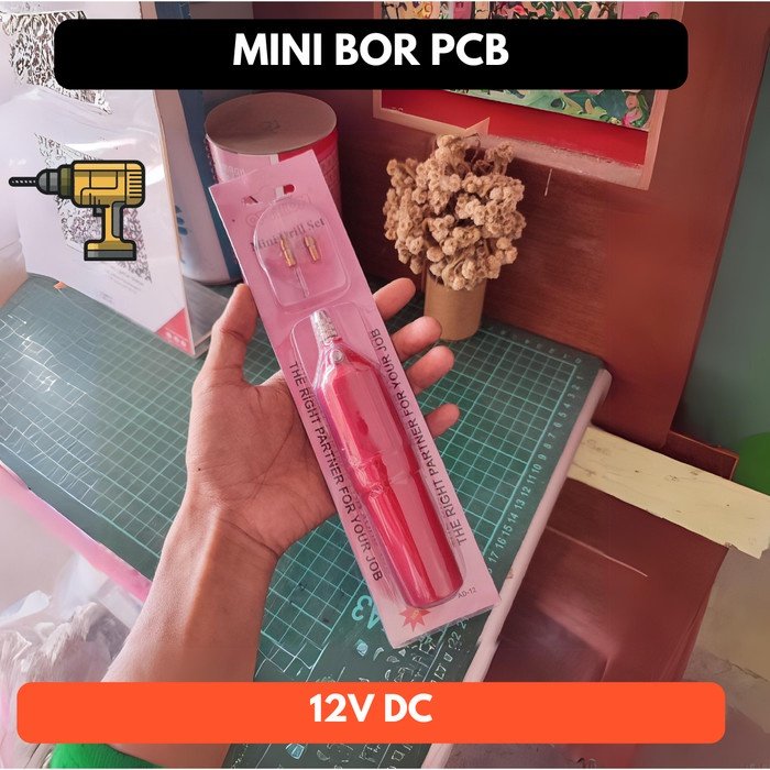 Bor Mini PCB Drill 12V 12 V Volt DC Kecil