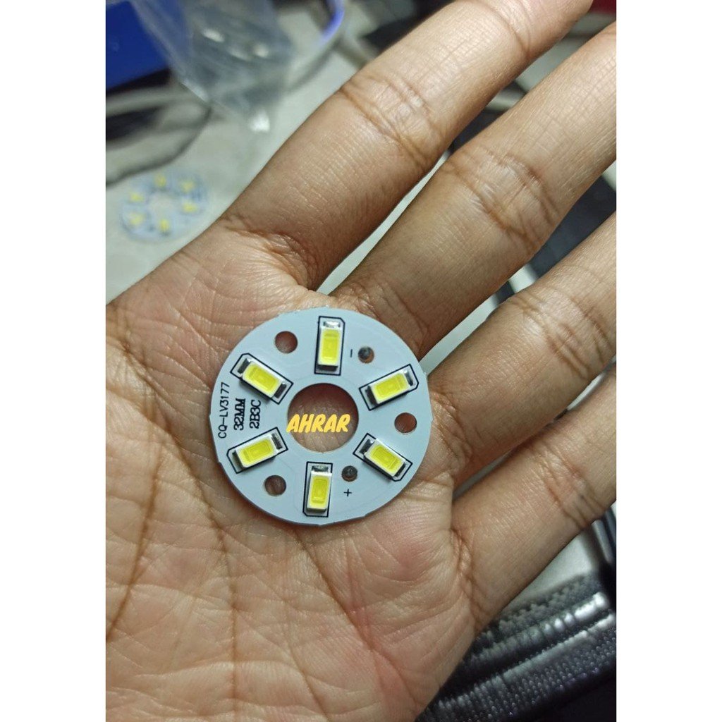 LED 5730 Putih 3w PCB Aluminium Heatsink Heat Sink Lampu 3 W Watt
