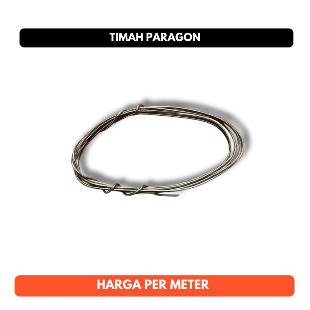 Timah Paragon 1 Meter 1m Permeter Per Meter Solder kecil 0.8 mm 0.8mm wire