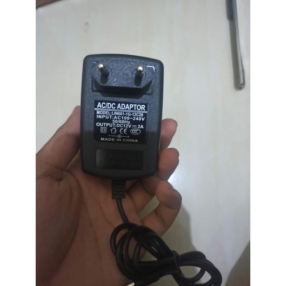 Adaptor DC 12 V 12V 2 A 2A Power Supply