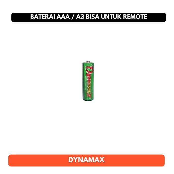 Baterai AAA A3 Battery Batre Dynamax Jam 1.5V 1,5V 1.5 1,5 Volt
