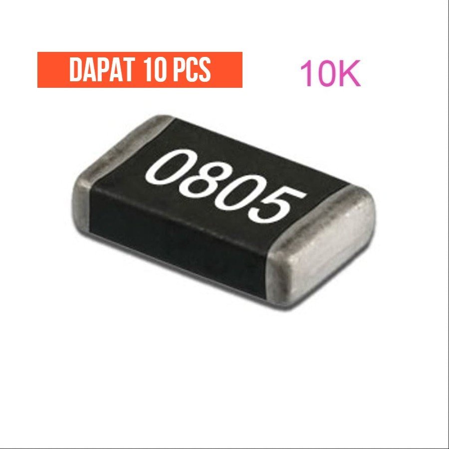 10k Resistor SMD 0805 1% SMT