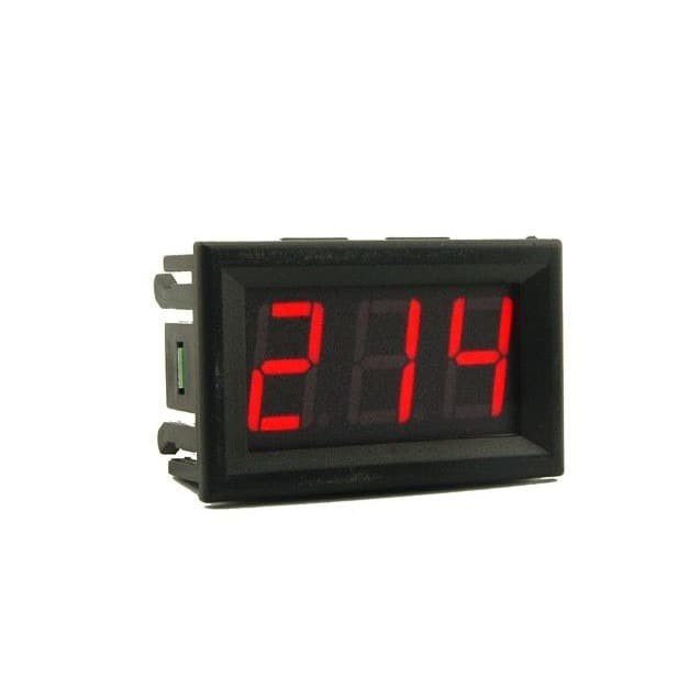 Voltmeter Volt Meter AC Digital 220V 220 V 30-500 v Merah Untuk Listrik PLN
