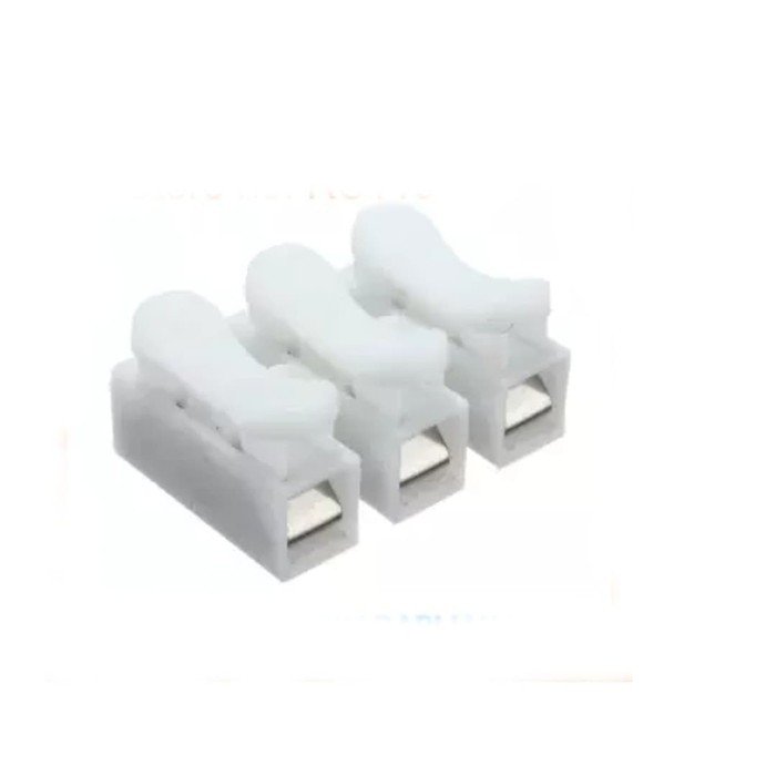 Quick Connect 3 Wire Connector Spring Terminal Sambungan Kabel Listrik