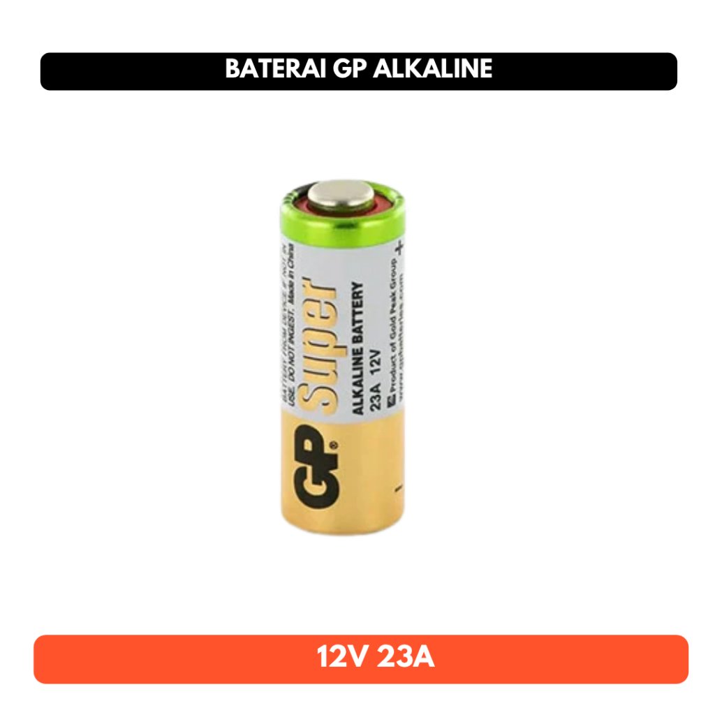 Baterai GP 12V 23A Super Ultra A23 23AE Alkaline Remot Remote Battery