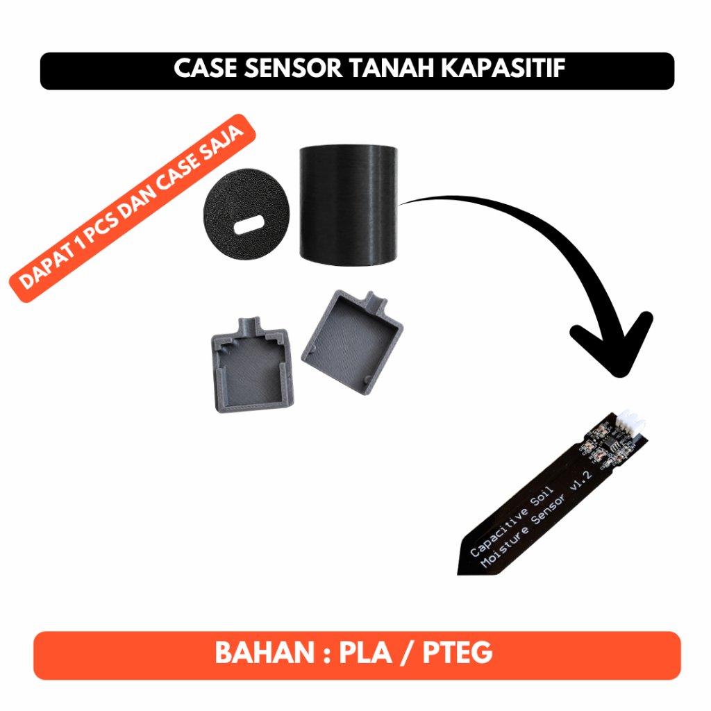 Case Capacitive Casing Sensor Tanah Kapasitif Soil Moisture Sensor | Casing 3D Print