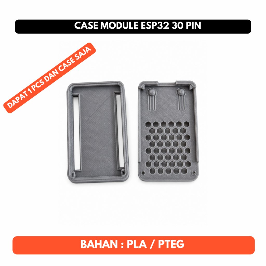 Casing Modul ESP32 30 Pin Module 30P | Case Box Enclosure 3D Print dengan Ventilasi