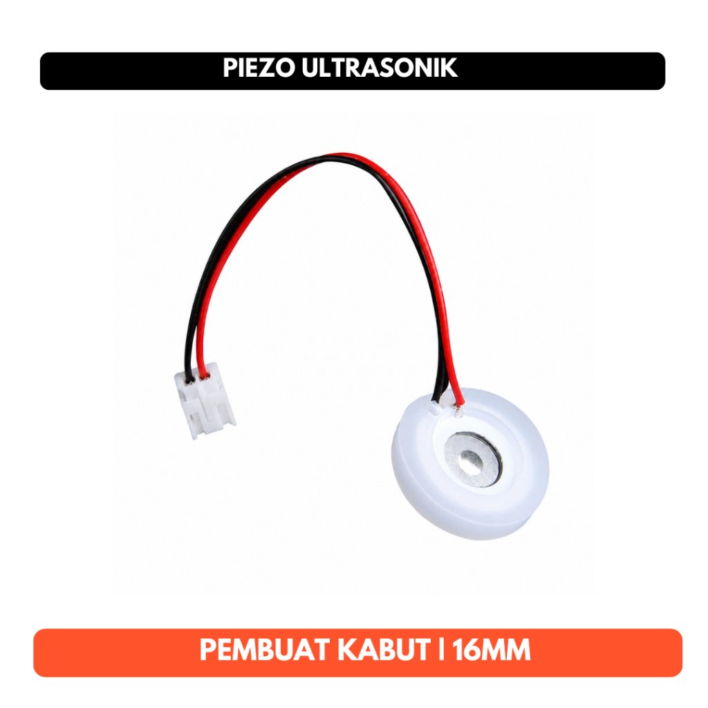 Piezo Ultrasonic Ultrasonik Keramik Ceramic Mist Maker Pembuat Kabut Humidifier DIY 16mm 5V